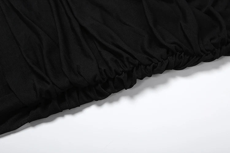 Sexy Ribbon Patchwork Dress Women See Through Swing Collar Sleeveless Coquette Slim Midnight Party Clubwear Bodycon
