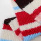 2025 Winter New Arrivals Cute Casual Preppy Sweet Stripe Plush Scarf For Women