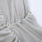 Beads Sequins Patchwork Dress Women Elegant Halter Ruched Sleeveless Split Fashion Beach Evening Party Club Bodycon