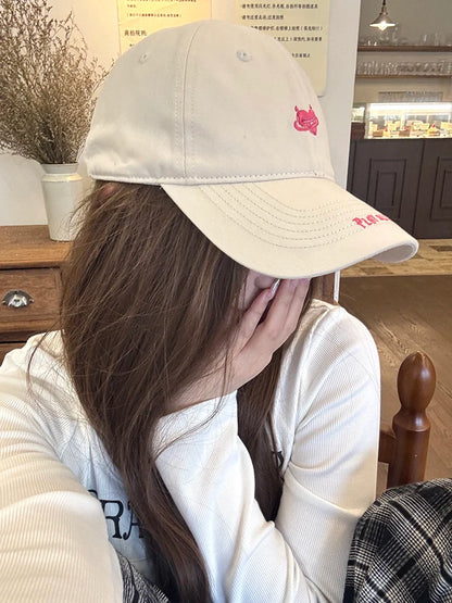 Streetwear Casual Baseball Cap with Unique Graphic Print and Lettering