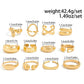 12Pcs/Set Creative Irregular Water Drop Open Rings for Women New Trend Vintage Geometric Finger Ring Daily Jewelry Gift