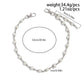 Creative Unique Imitation Pearl Jeans Pants Chain for Women Retro Hip Hop Bag Wallet Keychain Men Jewelry Accessories