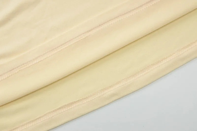 2 Piece Sets Woman Brunch Outfit Twisted V Neck Crop Top and Pleated Long Skirt Matching Sets