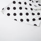 Elegant Polka Dot Print 2 Piece Set Women Sexy Halter Backless Swing Collar Bandages Tank Top+Skirt Chic Party Suits