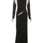 Sexy Irregular Hollow Dress Women Asymmetrical Zip New Style Trend Fashion Elegant Stretch Skinny Street Maxi Bodycon