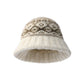 2025 Winter New Arrivals Cute Casual Preppy Diamond Dome Stripe Beanie For Women