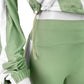Contrast Patchwork Tracksuit 2 Piece Set Women Zipper Cardigan Jacket+Skinny Pants Casual Fashion Simple Sporty Suit