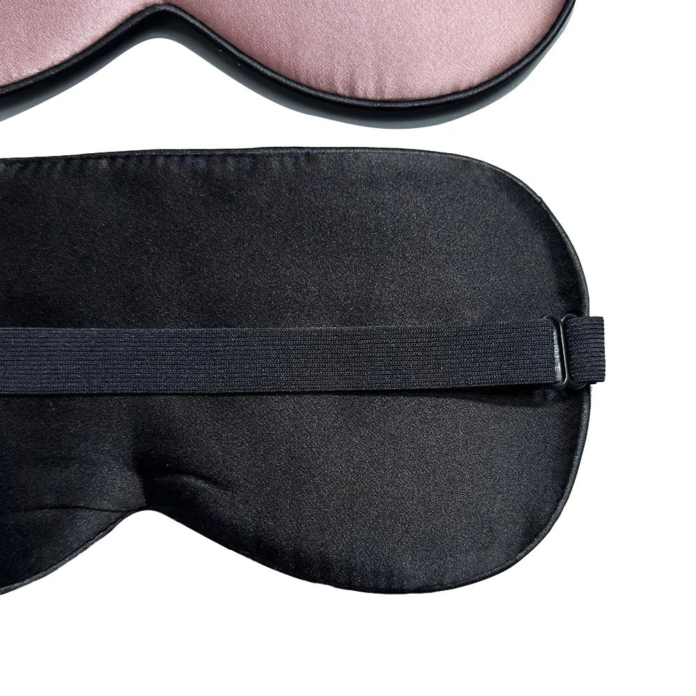 100% Real Mulberry Silk Sleep Mask Eye Covers for Sleeping Blindfold with Adjustable Strap Comfortable Super-Smooth