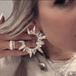 New Fashion Women Shiny Rhinestone Sunshine Styles Dangle Earrings Jewelry Boutique Evening Dress Statement Earrings Accessories