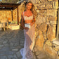 Sexy 2 Piece Sets Crop Top Maxi Skirt Elegant Party Evening Sheer Lace Dress Vacation Outfits for Women 2023