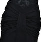 Halter Backless Fishtail Maxi Dress Sheer Mesh Patchwork Black Evening Dresses Elegant Sexy Party Outfits