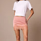 Y2k Half Slips Under Dress Elegant Fashion Bodycon Skirt Women Silk Satin Pencil Skirt Lace Trim Low Rise Underskirts