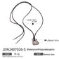 Trendy Stainless Steel Waterproof Irregular Geometric Metal Wax Rope Necklace Gold Silver For Women Jewelry Gift