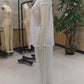 Women's Y2K 2 Piece Skirt Outfits Cap Sleeve Sheer Sequins Flower T shirt Tops and Long Skirt Fashion Matching Set