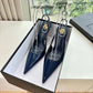 European and American Spring/Summer New Pointed Stiletto Sandals Fashionable and Sexy Party Wedding Women's High Heel Sandals