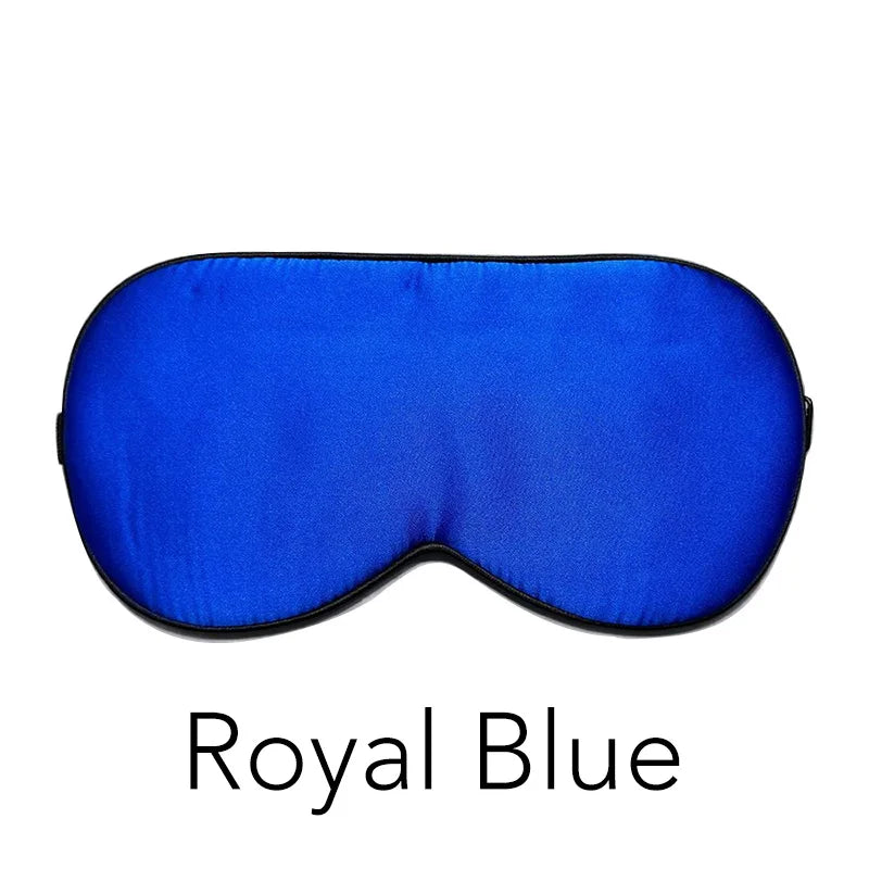 100% Real Mulberry Silk Sleep Mask Eye Covers for Sleeping Blindfold with Adjustable Strap Comfortable Super-Smooth