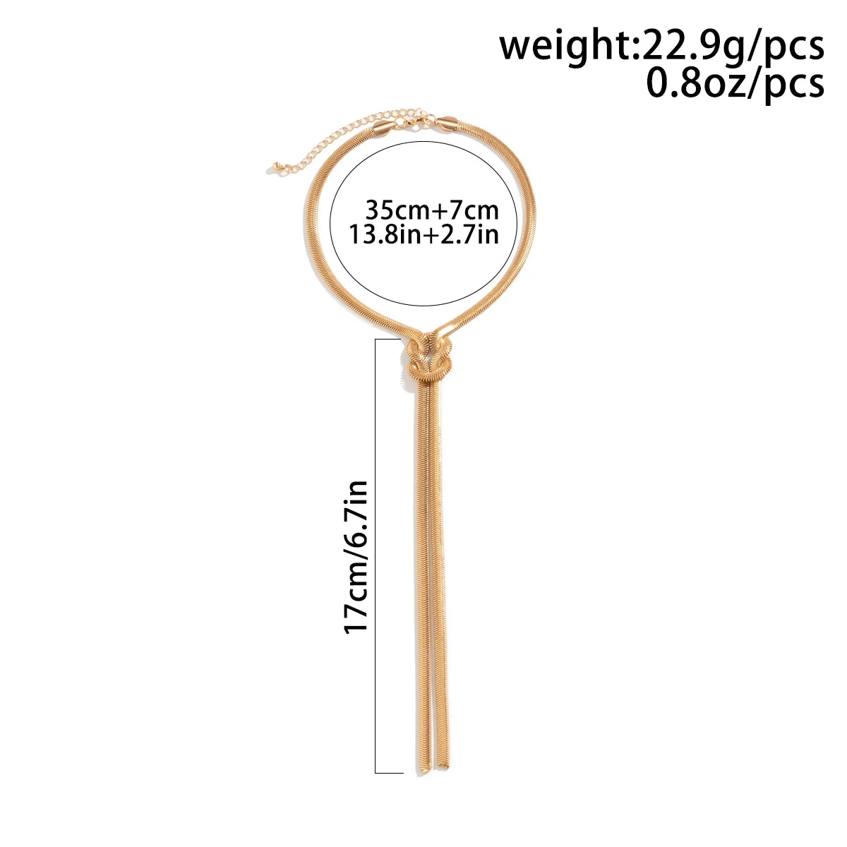 Unique Adjustable Twisted Chunky Snake Long Chain Necklace for Women Sexy Vintage Knotted Link Grunge Chest Jewelry New