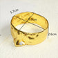 Surrealist Alloy Plated Eyes Nose Mouth Small Wrist Bangle For Women Fashion Jewelry Gorgeous Hand Simple Bracelet Accessory