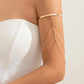 17 Styles Boho Crystal Pendant Cuff Open Bangles for Women Wed Bridal Goth Tassel Link Arm Bracelets Party Jewelry Gift