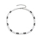 Boho Simple Polymer Clay Black and White Choker Necklace for Women Men Summer Vintage Short Clavicle Chain Party Jewelry Gift