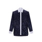 Sequin Loose Pants Two Piece Sets Women Patchwork Long Sleeve Shirt And Trouser Female Elegant Long Pants 2 Piece Sets