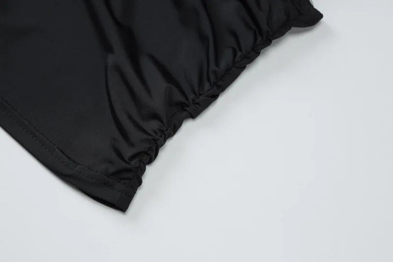 Halter Backless Crop Tops Women Sexy Summer Clothes Solid Color Deep V Neck Tank Top Streetwear