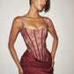 Lace Corset Mini Dress Women Square Neck Wide Strap Ruched Satin Bodycon Short Dress Club Party Cocktail Vestidos
