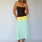 Women Y2K Color Block Satin Maxi Dress U Neck Spaghetti Strap Bodycon Flowy Long Dress Summer Beach Vacation Streetwear