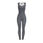 Sexy Backless Jumpsuit Women Trend Polka Dot Print Sleeveless Square Collar Skinny Coquette Midnight Club Streetwear