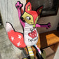 2025 Autumn New Arrival Playful Classic Fox-Shaped Colorful Soft Cushion