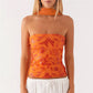 Women Y2K Sequin Tube Top with Scarf Sexy Backless Pearl Embellished Beaded Cami Bling Glitter Rhinestone Camisole