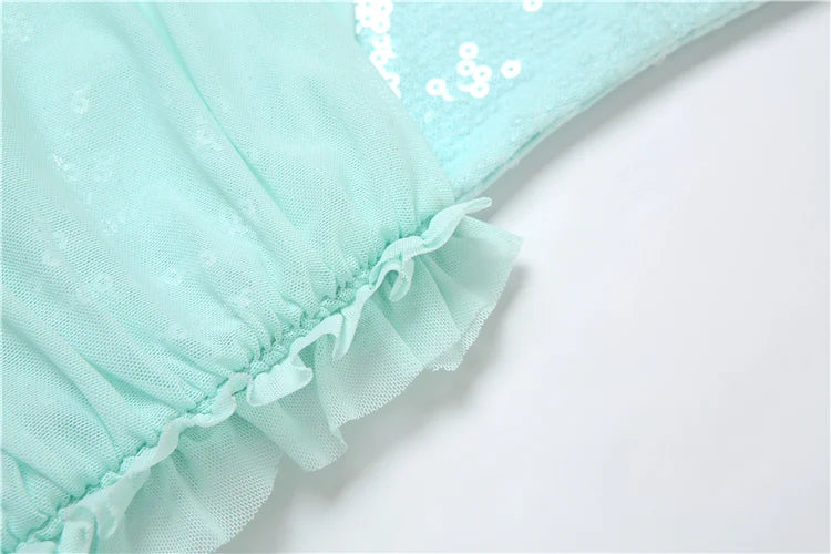 Patchwork Sequins Mini Dress Women Spaghetti Strap Off Shoulder Backless Mesh Hem Midnight Club Party Elegant Outfits