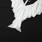White Two Piece Set Woman Party Dress Suits Ruffle Crop Top Maxi Skirt Elegant Sexy Vacation Outfits Summer