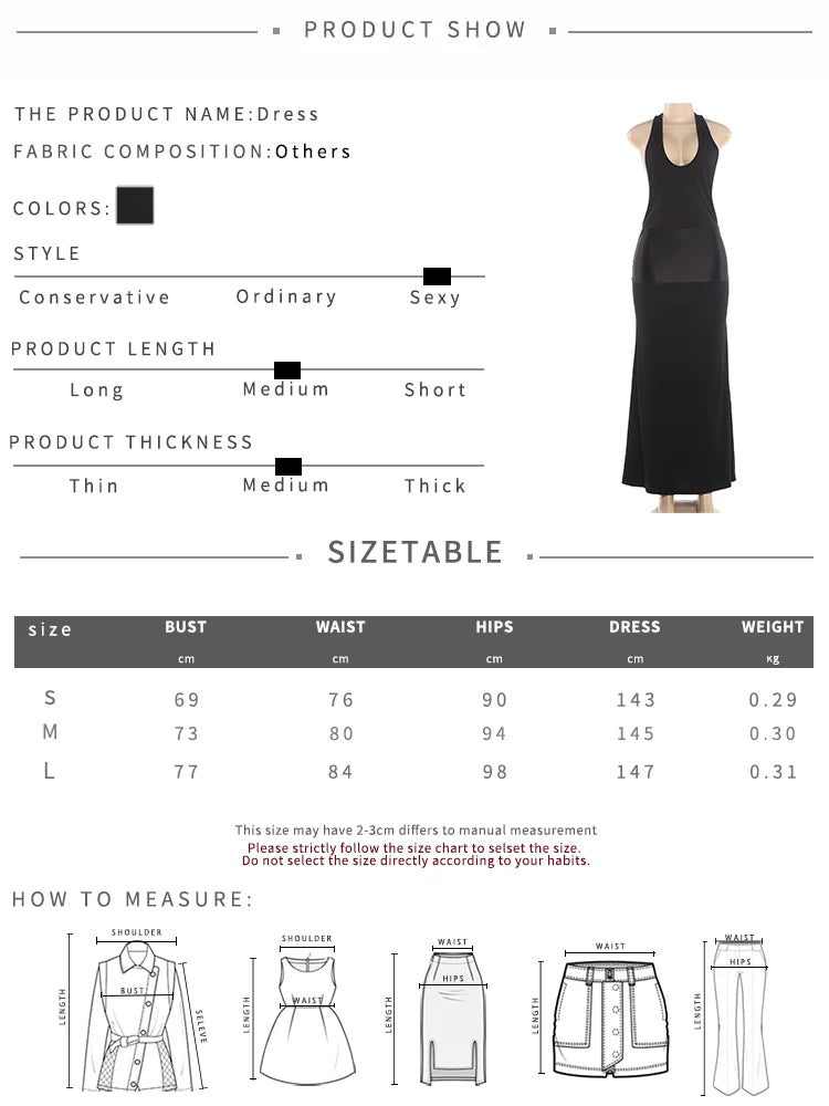 Silky Stain Patchwork Gown Dress Woman Summer Trend Low-Neck Backless Sleeveless Evening Party Elegant Long Bodycon