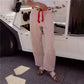 Vintage Cargo Jeans Women Drawstring Waist Loose Barrel Leg Denim Pants Casual Streetwear Y2K Grunge Summer Trousers