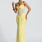 Halter Backless Sexy Maxi Dress Women Fashion Patchwork Off-shoulder Sleeveless Ruched Draped Bodycon Club Party Dress