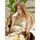 Women's V Neck Floral Lace Cami Top with Button Front, Spaghetti Strap Cropped Tank for Summer, Soft Gentle Layering