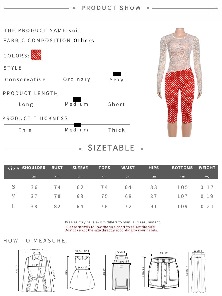 Polka Dot Print Lace Patchwork Playsuits Woman o-Neck Full Sleeve Backless Skinny Peach Hip Midnight Club Party Rompers