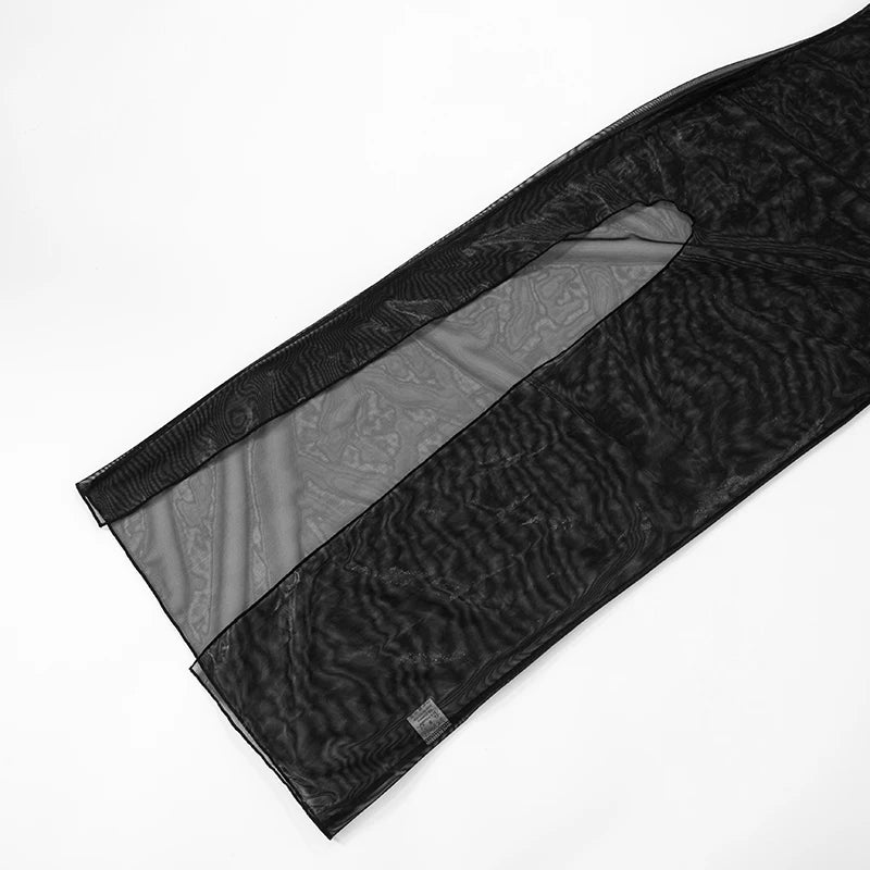 Coquette Sexy Dress Women Halter Backless Hipster Fall Trend Side Split Clubwear Skinny Midnight Party Maxi Bodycon