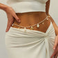 Bohemian Imitation Pearl Starfish Conch Pendant Waist Chain for Women Summer Beach Sexy Bikini Body Chain Charm Jewelry