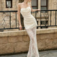 Patchwork Lace Maxi Dress Women Bow Folds Low-Neck Sleeveless Skinny Elegant Wedding Party Banquet Chic Vestidos