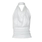 Solid Color Backless Halter Tops for Woman Summer Clothes 2026 Fashion Cowl Neck Tank Top