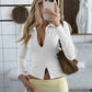 Double-ended Zipper Long Sleeve Tops for Woman Solid Slim Fitted T Shirts Autumn New Fashion Cardigan