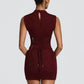 Women Sleeveless Sexy Mini Dress Corset Waist Bodycon Short Dresses Elegant Slim Fit Club Party Night Out Vestidos