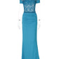 Off-shoulder Strapless Sexy Maxi Dress For Women Elegant Blue Sleeveless Backless Lace Patchwork Bodycon Long Dress