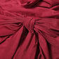 Ruched Belt Ribbon Sexy Dress Women Deep V-Neck Simple Elegant Backless Sleeveless Lace-up Halter Midnight Club Party