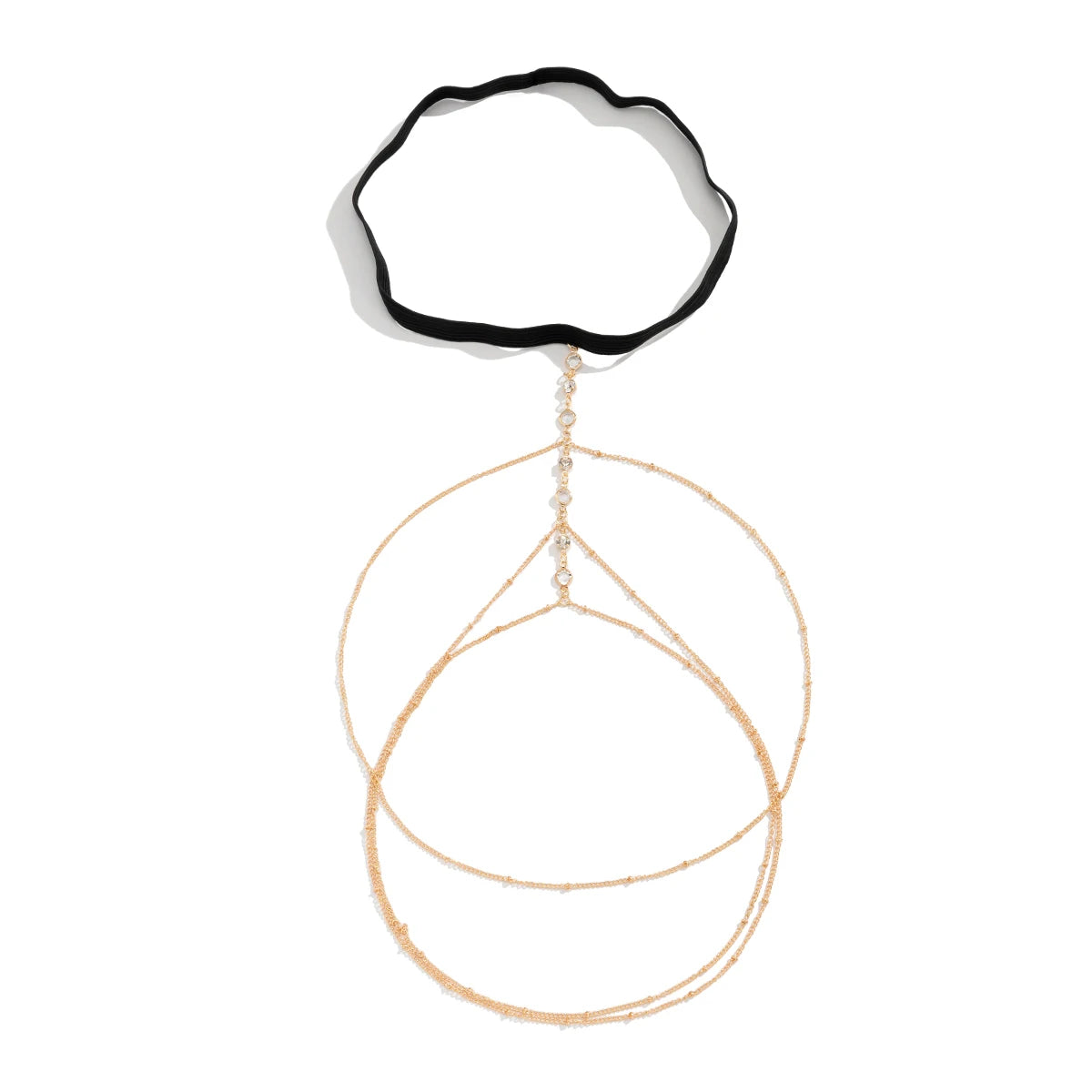 Bohemian Elastic Band Leg Thigh Chain Women Beach Sexy Long Tassel Multilayer Adjustable Body Jewelry Dress Decorate