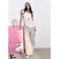 Minimalist Cute Lace Solid Flutter Sleeve Design Tshirt For Women