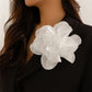 17CM Exaggerate Handmade Large Satin Flower Brooch for Women Wed Bridal Elegant Broochs Party Jewelry Accessories Gift