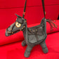 2025 Autumn New Arrival Sweet Edgy Pony Shape Creative Horse Design Denim Crossbody Bag For Woman